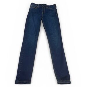 Rag & Bone Cate Mid Rise Dark Wash Skinny Jeans 26 Stretch Denim